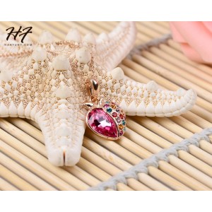 Pakabukas "Dviguba širdelė" (austriški kristalai)