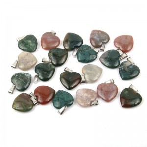 Pakabukas "Mielosios širdelės 7" (indiškasis agatas)