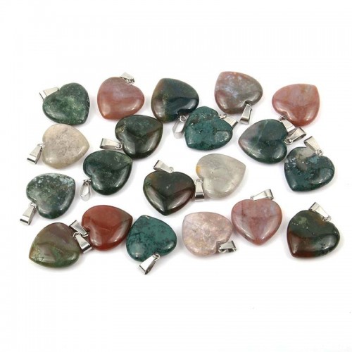 Pakabukas "Mielosios širdelės 7" (indiškasis agatas)