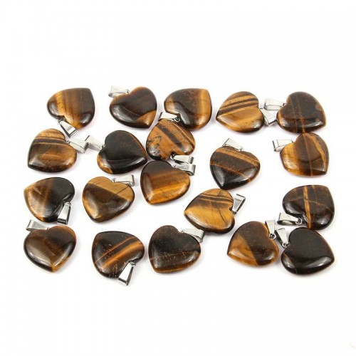 Pakabukas "Mielosios širdelės 9" (tigro akis)