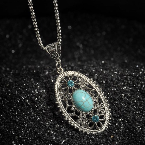 Pakabukas "Stilingiausias medalionas 2" (turkis)