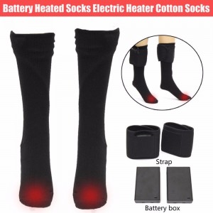 Elektroninės šildančios kojinės "Sportui ir žvejybai" (su baterijomis)