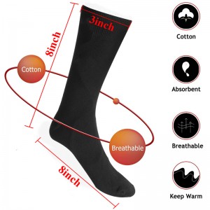 Elektroninės šildančios kojinės "Sportui ir žvejybai" + šildantys vidiniai batų padai "Lokio letenėlės" (USB, medvilninės)