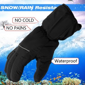 Elektroninės šildančios pirštinės "Šilumos malonumas 2" (su baterijomis)