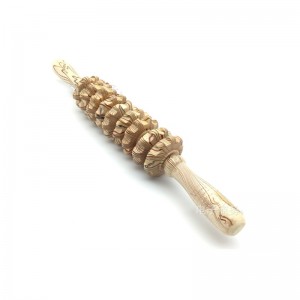 Medinis ritininis kūno masažuoklis "Stiprūs pojūčiai"