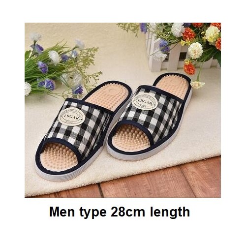 Vyriškos akupresūrinės masažinės šlepetės "Atsipalaiduok"