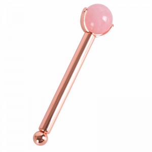 Veido masažuoklis - treniruoklis "Rožinis kristalas"