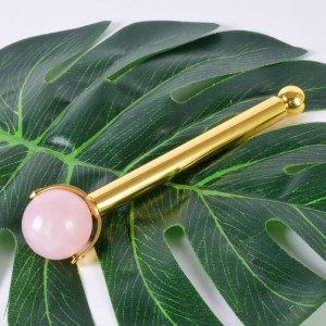 Veido masažuoklis - treniruoklis "Rožinis kristalas"