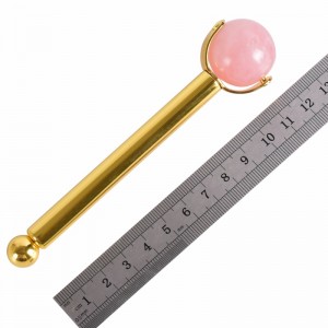 Veido masažuoklis - treniruoklis "Rožinis kristalas"