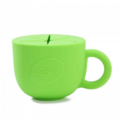 Vaikiškas silikoninis puodelis "Surasiu skanėstus"