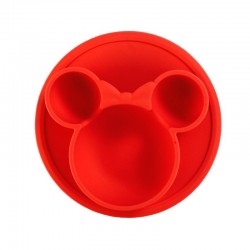 Vaikiškas silikoninis pietų padėkliukas "Patogiau nebūna" (eko draugiškas)