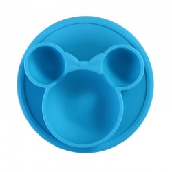 Vaikiškas silikoninis pietų padėkliukas "Patogiau nebūna" (eko draugiškas)