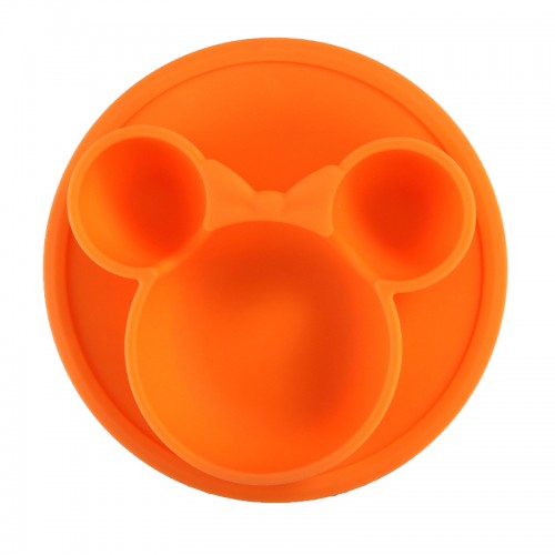 Vaikiškas silikoninis pietų padėkliukas "Patogiau nebūna" (eko draugiškas)