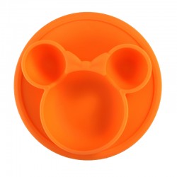 Vaikiškas silikoninis pietų padėkliukas "Patogiau nebūna" (eko draugiškas)