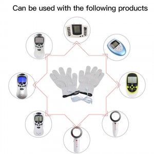 Elektroterapinės masažo pirštinės "Šiluma"