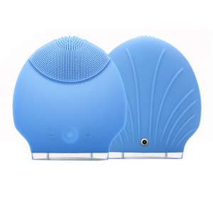 Elektroninis veido masažuoklis "Meilės kriauklė" (vibruojantis, vandeniui nepralaidus, odos preižiūros priemonė)