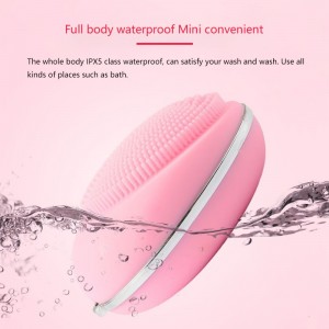 Elektroninis silikoninis šepetys "Švaros diskas" (veidui ir kūnui)