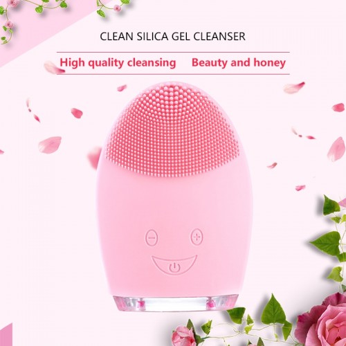 Elektroninis silikoninis šepetys "Švaruolė" (veidui ir kūnui)