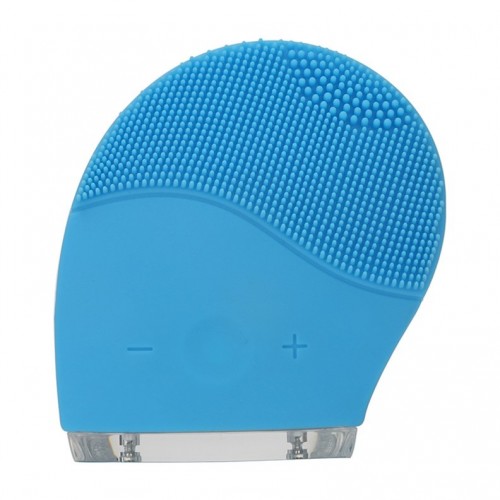 Elektroninis silikoninis šepetys "Švaros ežiukas 4" (veidui ir kūnui)