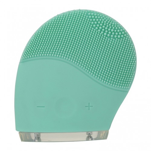 Elektroninis silikoninis šepetys "Švaros ežiukas 5" (veidui ir kūnui)