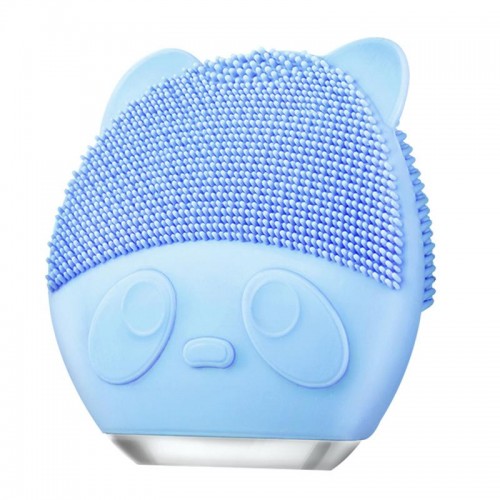 Elektroninis silikoninis šepetys "Švaros meškiukas 3" (veidui ir kūnui)