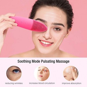 Elektroninis silikoninis šepetys "Vonios malonumai 4" (veidui ir kūnui)