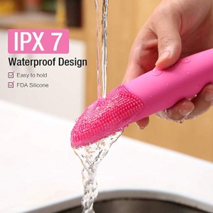 Elektroninis silikoninis šepetys "Vonios malonumai 4" (veidui ir kūnui)