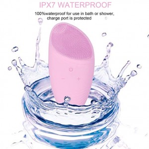 Elektroninis silikoninis šepetys "Vonios malonumai 7" (veidui