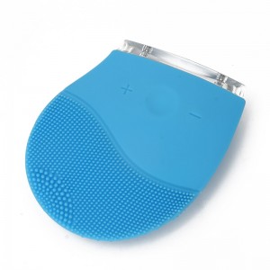 Elektroninis silikoninis šepetys "Švaros ežiukas 4" (veidui ir kūnui)