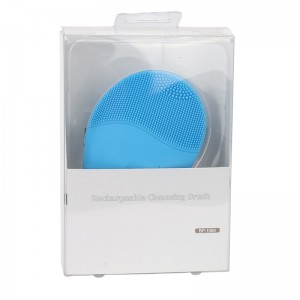 Elektroninis silikoninis šepetys "Švaros ežiukas 4" (veidui ir kūnui)