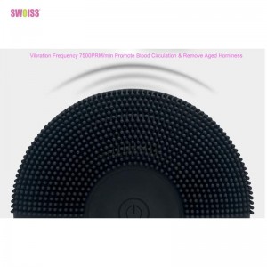 Elektroninis silikoninis šepetys "Švaros diskas 9" (veidui ir kūnui)