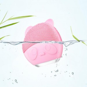 Elektroninis silikoninis šepetys "Švaros meškiukas 2" (veidui ir kūnui)