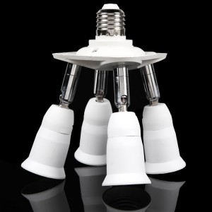 4 lempų šakotuvas E27