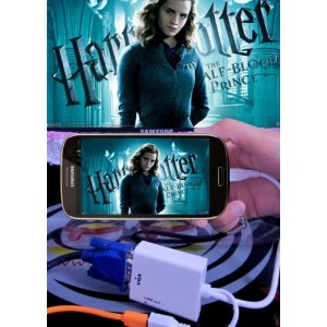 Micro USB MHL To VGA + Audio 5 pin