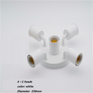 5 lempų šviestuvas "Stiliaus elegancija 8" (E27, labai kokybiškas)