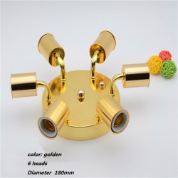 6 lempų šviestuvas "Stiliaus elegancija 9" (E27, labai kokybiškas)