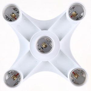 5 lempų šakotuvas E27 (Labai kokybiškas)