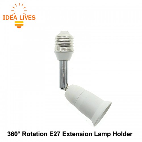Lempos lizdo prailgintojas E27 (360 laipsnių sukimaisi, labai kokybiškas)