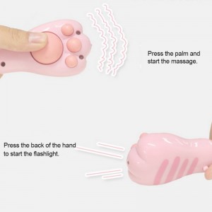 Elektroninis viso kūno masažuoklis "Katino pėdelės"