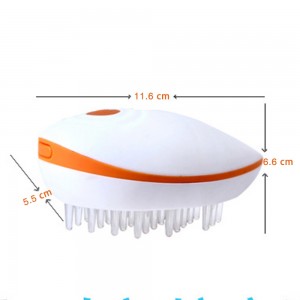 Elektroninis vibruojantis galvos masažuoklis-šepetys "Atsipalaidavimas 8"