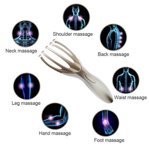 Elektroninis vibruojantis galvos masažuoklis "Puikus malonumas"