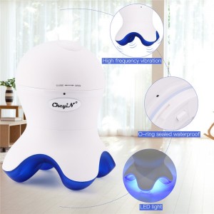 Elektroninis vibruojantis kūno masažuoklis "Aštuonkojis"