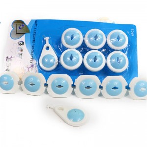 Elektros rozetės apsaugos "Saugumo svarba" (6 vnt)