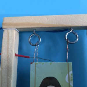 Surenkamas vaikiškas konstruktorius "Magnetinės supynės" (vaiko