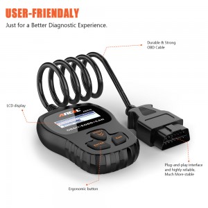 Diagnostikos adapteris automobiliui "Profesionalas 2" (OBD2, CAN, EOBD, JOBD)