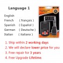 Diagnostikos adapteris automobiliui "Aukščiausia klasė" (OBD II, anglų, rusu kalbos)