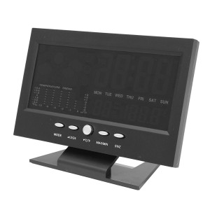 Automobilio LCD laikrodis - termometras "Profesionalas"