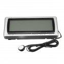 Automobilio LCD laikrodis - termometras "Profesionalas 3"