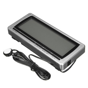 Automobilio LCD laikrodis - termometras "Profesionalas 3"