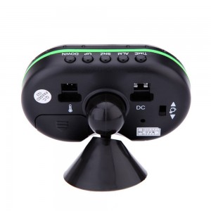 Automobilio LCD laikrodis - termometras "Tikslumas 2"